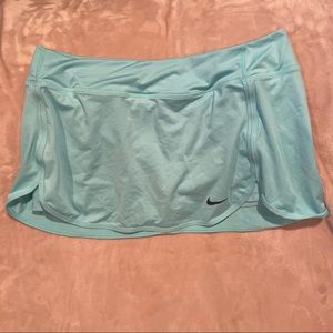 Blue Nike tennis skirt